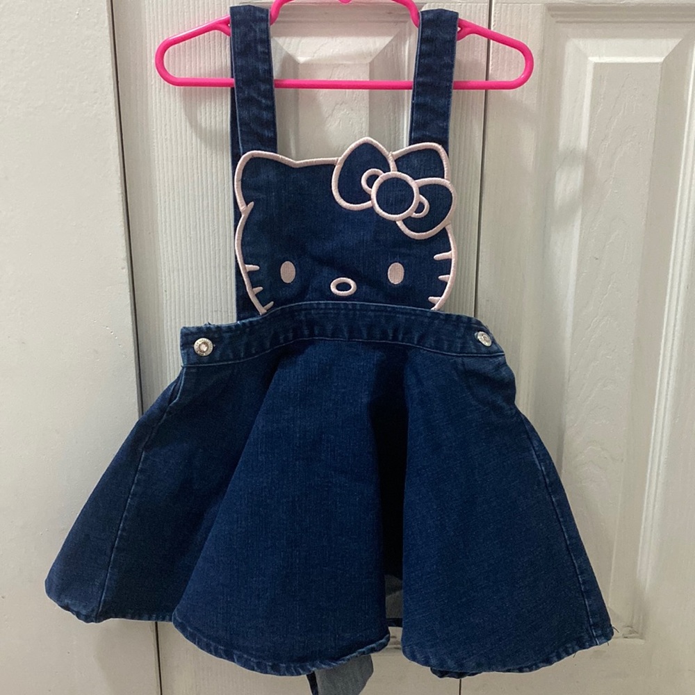 Hello kitty overall dress